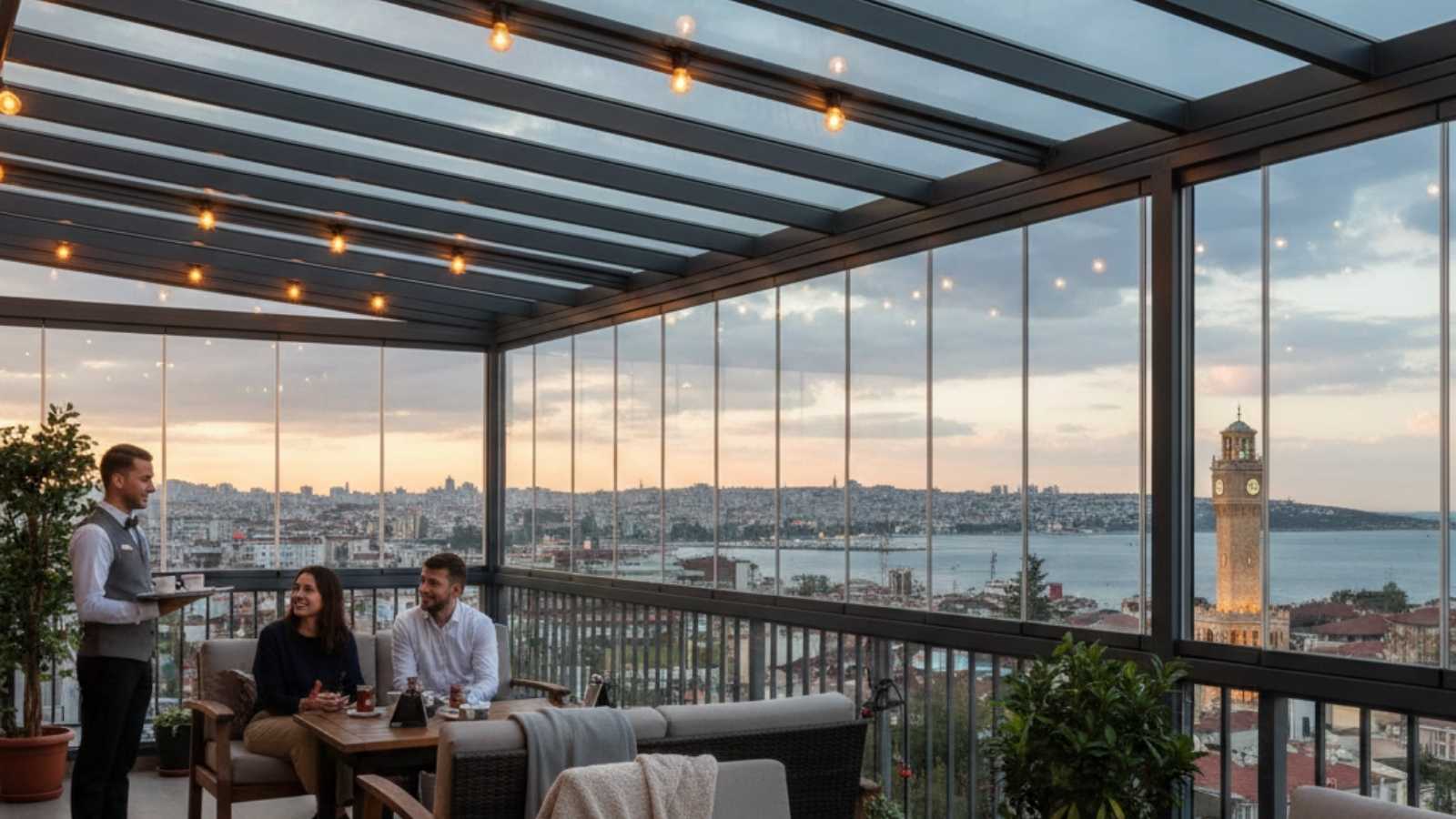 Bornova kış bahçesi kurulumu örnek proje